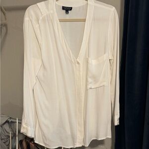 Topshop Women's Cream Blouse
